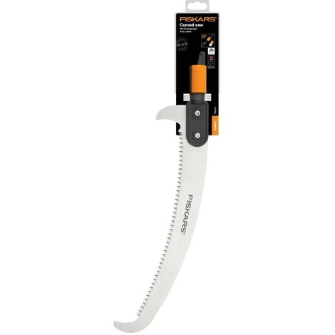 Fiskars Scie à élaguer Pour Manche Télescopique QuikFit, Tête D'outil, Longueur: 55 Cm, Lame En Acier Trempé, Noir/Orange, QuikFit, 1000691 4 Fiskars Scie à élaguer Pour Manche Télescopique QuikFit, Tête D'outil, Longueur: 55 Cm, Lame En Acier Trempé, Noir/Orange, QuikFit, 1000691 – Image 2