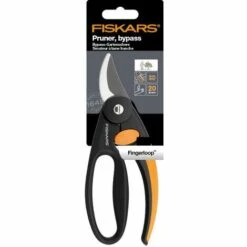 Fiskars Sécateur à Lames Franches, Diamètre De Coupe: 2 Cm, Lames En Acier Haute Qualité Avec Revêtement Antiadhésif, Longueur: 20 Cm, Noir/Orange, Elegance, P44, 1001534 -Outil de taillage Soldes 10641632 3