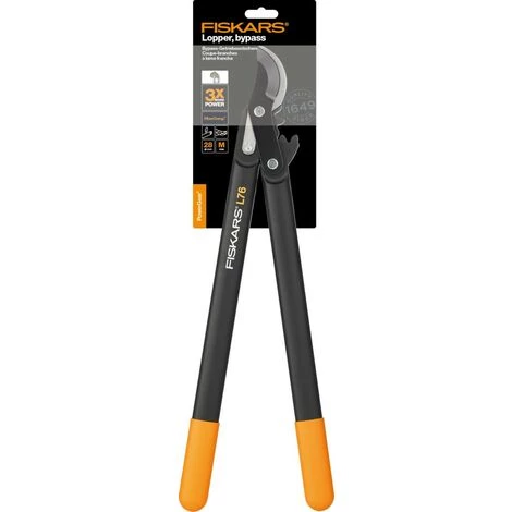 Fiskars Coupe-branches à Lames Franches Pour Bois Vert, Système à Crémaillère PowerGear II, Diamètre De Coupe: 2,8 Cm, Lames En Acier Trempé Avec Revêtement Antiadhésif, Longueur: 56 Cm, Noir/Orange, L76, 1001553 5 Fiskars Coupe-branches à Lames Franches Pour Bois Vert, Système à Crémaillère PowerGear II, Diamètre De Coupe: 2,8 Cm, Lames En Acier Trempé Avec Revêtement Antiadhésif, Longueur: 56 Cm, Noir/Orange, L76, 1001553 – Image 3