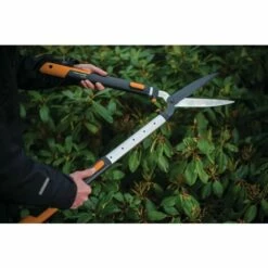 Fiskars Cisaille à Haies Télescopique SmartFit, Revêtement Antiadhésif, Lames En Acier Haute Qualité, Longueur: 68-93 Cm, Noir/Orange, HS86, 1013565 -Outil de taillage Soldes 10641660 4