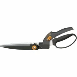 FISKARS® Fiskars GS40 Cisaille à Gazon, Orange/Gris, Lames En Acier Inoxydable Et Aux Poignées En Plastique Renforcé De Fibre De Verre, SmartFit, 1023632