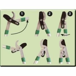 HELIOTRADE Coupe Branche à Demultiplication - Tres Grande Ouverture - Tous Type De Bois -Outil de taillage Soldes 11247425 4