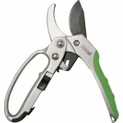 HELIOTRADE Sécateur à Crémaillere 195 Mm A Contre Lame Crantée -Outil de taillage Soldes 11264216 3