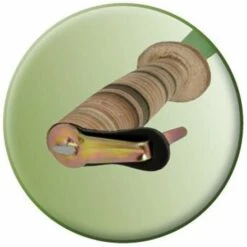 HELIOTRADE Serpe Italienne Veritable Avec Manche Cuir Antiglisse -Outil de taillage Soldes 11264220 5