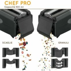 Ferplast CHEF PRO Distributeur Automatique De Nourriture Pour Poissons. Variante CHEF PRO - Mesures: 13.2 X 7 X H 5.4 Cm - 0.1 L - -Outil de taillage Soldes 12572461 4