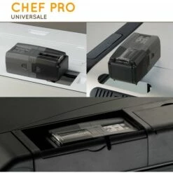 Ferplast CHEF PRO Distributeur Automatique De Nourriture Pour Poissons. Variante CHEF PRO - Mesures: 13.2 X 7 X H 5.4 Cm - 0.1 L - -Outil de taillage Soldes 12572461 5