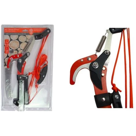 JACK LUMBER Kit Echenilloir Scie Elagage Perche 400 Cm 4 JACK LUMBER Kit Echenilloir Scie Elagage Perche 400 Cm – Image 2