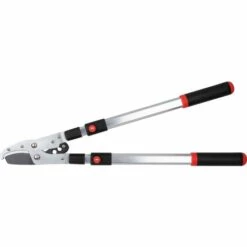 CAPVERT Coupe-branches Traditionnel Télescopique à Coupe Enclume Démultiplié Cap Vert - Longueur 1,02 M - Coupe 35 Mm