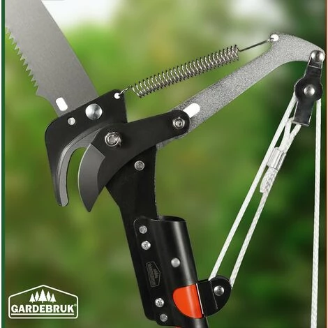 DEUBA Scie Téléscopique Coupe-branches Avec Câble Traction Arbre Scie Jardinage 5 DEUBA Scie Téléscopique Coupe-branches Avec Câble Traction Arbre Scie Jardinage – Image 3