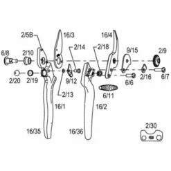 FELCO 16 Sécateur à Une Main -Outil de taillage Soldes 23676870 3