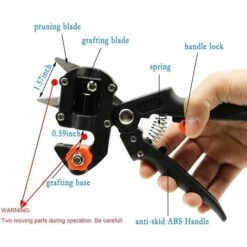 LANGRAY Ciseaux De Jardin Professionnel Pour Arbre à Fruits Avec 3 Lames Rempla?ables, Tournevis Et Clé Cruciforme, Branche De Plante De Vigne, Ciseaux De Coupe D'arbre à Fruits. -Outil de taillage Soldes 27119557 3