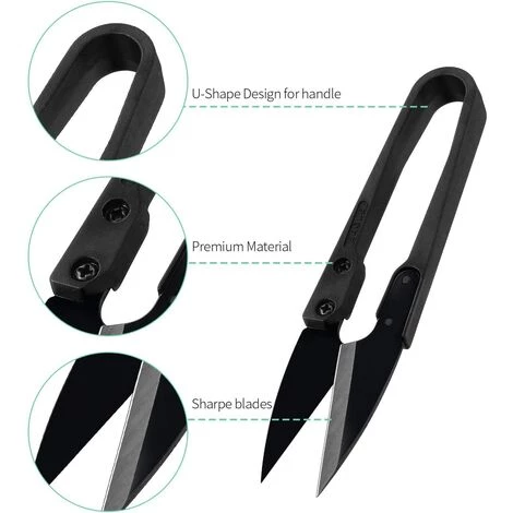 LITZEE 16 Pièces De Ciseaux De Taille Bonsaï Mini-Tondeuses De Jardin De Sécateurs Pour Tondeuse à Bourgeons Et Feuilles 7 LITZEE 16 Pièces De Ciseaux De Taille Bonsaï Mini-Tondeuses De Jardin De Sécateurs Pour Tondeuse à Bourgeons Et Feuilles – Image 5