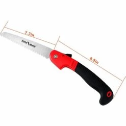 DEVENIRRICHE Pliable Scie à Main, Scie D'élagage Camping/avec Robuste 17,8 Cm Professional Scie Pliante,Roug -Outil de taillage Soldes 28227276 5