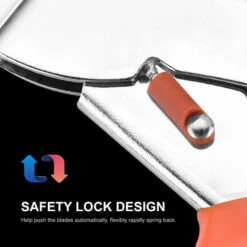 ASUPERMALL Secateur Lame En Acier Secateur Avec Poignees Ergonomiques Jardinage Ciseaux Elagage Bonsai Coupe De Jardinage Professionnel D'Outils A Main Ciseaux Kit, M -Outil de taillage Soldes 28358419 5