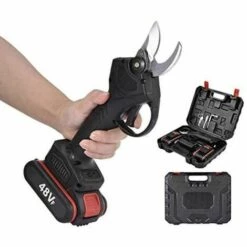 MERKMAK 48Vf Secateur Electrique, Ciseaux De Jardin Professionnels, Ciseaux D Elagage Electrique Rechargeable Avec 2 Batteries -Outil de taillage Soldes 33165868 2