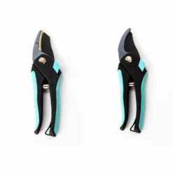 Lot De 2 Sécateurs : Lame Franche, Lame Enclume - Suan