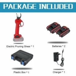 SWAGX Sécateur électrique Sans Fil 48V 500W 30mm (avec 2 Batterie) -Outil de taillage Soldes 33730936 3