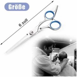 BRIDAY Ciseaux à Cheveux, Ciseaux De Coiffure Pointus, Ciseaux De Coupe De Cheveux, Coupe Nette Et Précise En Acier Inoxydable, Coupe De Cheveux Parfaite Pour Les Femmes Et Les Hommes -Outil de taillage Soldes 35561810 3