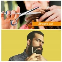 BRIDAY Ciseaux à Cheveux, Ciseaux De Coiffure Pointus, Ciseaux De Coupe De Cheveux, Coupe Nette Et Précise En Acier Inoxydable, Coupe De Cheveux Parfaite Pour Les Femmes Et Les Hommes -Outil de taillage Soldes 35561810 5