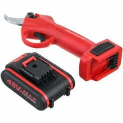 TIGA Sécateur électrique Sans Fil 48V 500W Coupe De Branche D'arbre Avec 1 Batterie -Outil de taillage Soldes 35626276 3