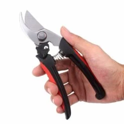 Betterlife Sécateur De Jardin Rouge Sécateur D'arbre Fruitier à économie De Travail Branches épaisses Sécateur De Jardin Cisailles De Jardin Outils Pour Sécher Les Branches Et Les Branches, Revêtement Antiadhésif