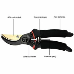 Betterlife Sécateur Ciseaux De Jardinage Sécateur De Branche Sécateur De Fleurs Cisailles à Fleurs Jardin Outils Floraux D'économie De Main-d'œuvre Arbre Fruitier élagage Des Branches épaisses -Outil de taillage Soldes 35651691 3