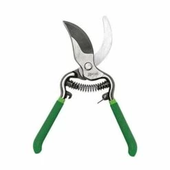 HELIOTRADE Sécateur Forgé Lames Courbes 250 Mm Poignée Antiglisse