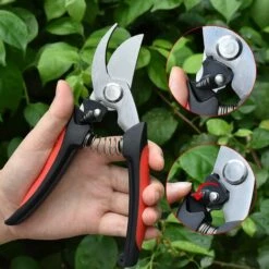 TANABATA Coupe-branches Jardin Sécateurs Ciseaux De Jardinage à Main En Acier Inoxydable Pour Plantes, Arbres Fruitiers, Fleurs, Branches, élagage -Outil de taillage Soldes 43104688 5