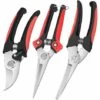 LONGZIMING Sécateur 3 Pièces De Sécateur Tranchant En Acier Inoxydable Outils à Main Pour Couper Les Fleurs Fleurs Coupées Plantes Bonsaï Fruits -Outil de taillage Soldes 44401441 1