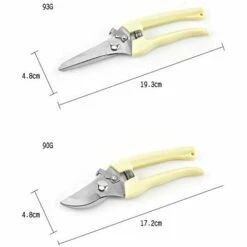 LONGZIMING Cisailles De Taille, Cisailles De Jardin En Acier Inoxydable, Tondeuses À Ciseaux De Jardin 2 Pack De Jardin, Pour Garniture De Jardin, Garniture, Désherbage Et Transplantation -Outil de taillage Soldes 48157521 2