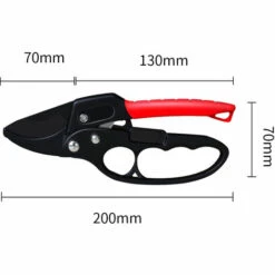 Sécateur à Crémaillère Enclume Et Cliquet Automatique Haies Jardin Coupe Branches Fontainebleau -Outil de taillage Soldes 48410026 3