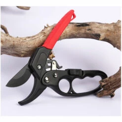 Sécateur à Crémaillère Enclume Et Cliquet Automatique Haies Jardin Coupe Branches Fontainebleau -Outil de taillage Soldes 48410026 5