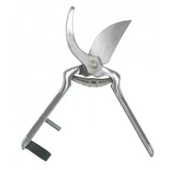 RIBIMEX Sécateur Forgé 9'' Lames Courbes, Acier Poli, Ressort à Lamelles