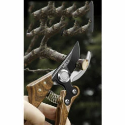 ZHUOXUAN Sécateur, Ciseaux De Sécateur De Contournement Professionnel Avec Ressorts Intégrés, Coupe-arbres Sécateurs, Sécateur à Main, Cisailles De Jardin, Tondeuses De Jardin - Manche En Métal (lame En Acier SK5) + Gants + Ceinture -Outil de taillage Soldes 51459784 3