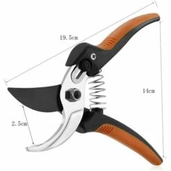 LITZEE Cecateur Jardin Sécateur De Jardin Sécateur à Lames Franches Sécateur Jardin Cisaille De Jardin En Titane De Qualité Supérieure Arbres Tondeuse Avec Poignées En éponge Et Protecteur De Sécurité -Outil de taillage Soldes 51552671 4