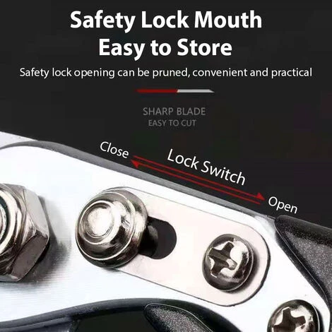 LIFCAUSAL Cisailles De Jardin Sécateur Cisailles Branche Cisailles épaissies Haute Dureté Branche élagage Arbres Fruitiers Cisailles Usages Multiples Pour Pépinière Branches Fleurs 7 LIFCAUSAL Cisailles De Jardin Sécateur Cisailles Branche Cisailles épaissies Haute Dureté Branche élagage Arbres Fruitiers Cisailles Usages Multiples Pour Pépinière Branches Fleurs – Image 5
