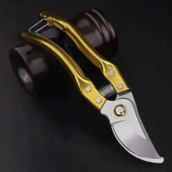 LIFCAUSAL Outil De Cisaillement, Cisailles De Jardinage, Sécateur à Lame En Acier Avec Poignées Ergonomiques Kit De Ciseaux à Main Pour Outils De Jardinage Professionnels, Or -Outil de taillage Soldes 52587682 5