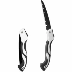 LIFCAUSAL Scie à Main Scie à élaguer Scie Pliante Portable Durable Avec Poignées Ergonomiques à Dents Dures Pour Plantes De Jardin Fruits Arbre De Noël, 8 Pouces