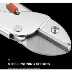 LIFCAUSAL Sécateur Sécateur à Lame En Acier Avec Poignées Ergonomiques Ciseaux D'élagage De Jardinage Bonsai Cutters Outil à Main De Jardinage Professionnel Pour Plantes Rose Fleurs Arbres Fruitiers Taille Moyenne -Outil de taillage Soldes 52728414 3