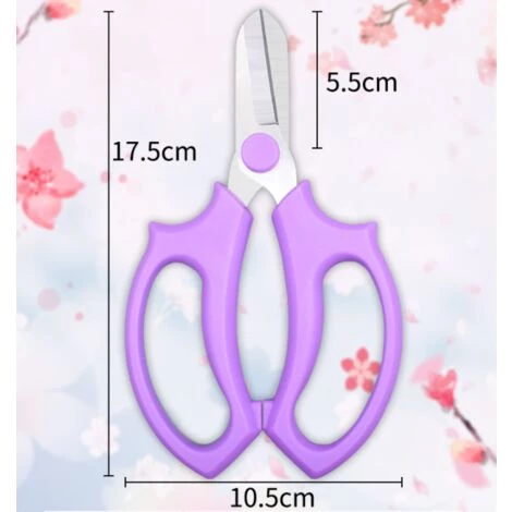 SUPERMARKET Sécateur à Jardin/Ciseaux De Greffage En Acier De Haute Qualité, Jardinage Professionnel, Parfait Pour Ranger Les Plantes Et Le Jardin - Violet,Superma 6 SUPERMARKET Sécateur à Jardin/Ciseaux De Greffage En Acier De Haute Qualité, Jardinage Professionnel, Parfait Pour Ranger Les Plantes Et Le Jardin - Violet,Superma – Image 4