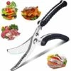 SUPERMARKET Ciseaux De Cuisine, Ciseaux à Volaille, Acier Inoxydable Cisailles Cuisine, Ciseaux De Cuisine Avec Poignée Antidérapante, Pour Couper Le Poulet, Les Os, Le Poisson, La Viande, Les Légumes，Superma -Outil de taillage Soldes 53069500 1