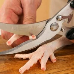 SUPERMARKET Ciseaux De Cuisine, Ciseaux à Volaille, Acier Inoxydable Cisailles Cuisine, Ciseaux De Cuisine Avec Poignée Antidérapante, Pour Couper Le Poulet, Les Os, Le Poisson, La Viande, Les Légumes，Superma -Outil de taillage Soldes 53069500 4