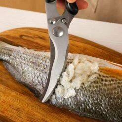 SUPERMARKET Ciseaux De Cuisine, Ciseaux à Volaille, Acier Inoxydable Cisailles Cuisine, Ciseaux De Cuisine Avec Poignée Antidérapante, Pour Couper Le Poulet, Les Os, Le Poisson, La Viande, Les Légumes，Superma -Outil de taillage Soldes 53069500 5