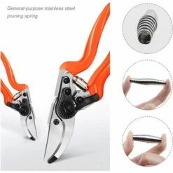 SUPERMARKET Lot De 10 Ressorts De Sécateur De Volume En Acier Inoxydable - 5,8 Cm - Accessoires D'outils De Jardinage，Superma -Outil de taillage Soldes 54252994 5
