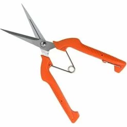 BENOBBY KIDS Sécateur à Main De Jardinage, Sécateur Avec Lame Droite Allongée En Acier Inoxydable, Cisailles à Micro-pointe Pour Espace étroit, Ciseaux De Jardin à Nez Extra Long, Orange, 1 Paquet -Outil de taillage Soldes 55512298 5