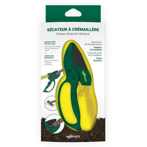 GARDIREX Sécateur à Crémaillère 4 GARDIREX Sécateur à Crémaillère – Image 2