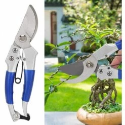 GRID COOL Sécateur Ciseaux De Professionnel Forgé,Sécateur De Jardin,Cisaille Lame Franche En Acier Et Titane,Coupe Bypass,Poignées Ergonomiques,pour Les Jardins De Fleurs, Les Bonsaïs -Outil de taillage Soldes 58349301 3