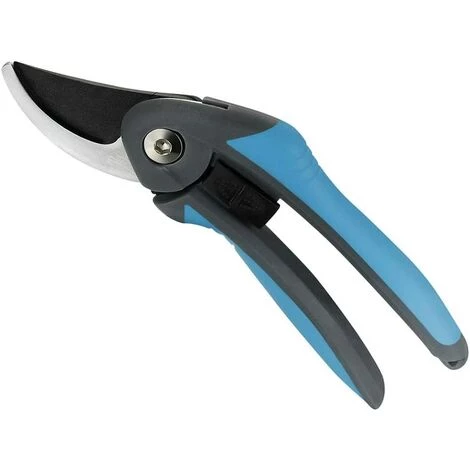 AOUGO Sécateur Professionnel Avec Lame En Acier SK-5 Et Mécanisme De Verrouillage Pour Tiges Et Fleurs. Bleu 4 AOUGO Sécateur Professionnel Avec Lame En Acier SK-5 Et Mécanisme De Verrouillage Pour Tiges Et Fleurs. Bleu – Image 2