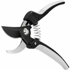 AOUGO Sécateur à Lame Tranchante, Sécateur, Sécateur En Titane De Qualité Supérieure, Sécateur Avec Poignées En éponge Et Protections De Sécurité