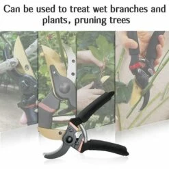 AOUGO Sécateur Ciseaux De Jardin Professionnel Forgé.Supérieure Arbres Tondeuse Avec Poignées En éponge Et Protecteur De Sécurité -Outil de taillage Soldes 58574600 5